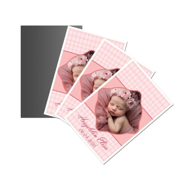 Hoşgeldin Bebek ( Kız) Magnet