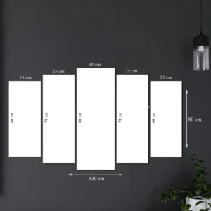 Parçalı Kanvas Tablo Model 6 – 80×130 cm parça ölçüleri