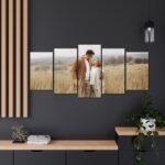 Parçalı Kanvas Tablo Model 7 – 70×150 cm dekor görünümü